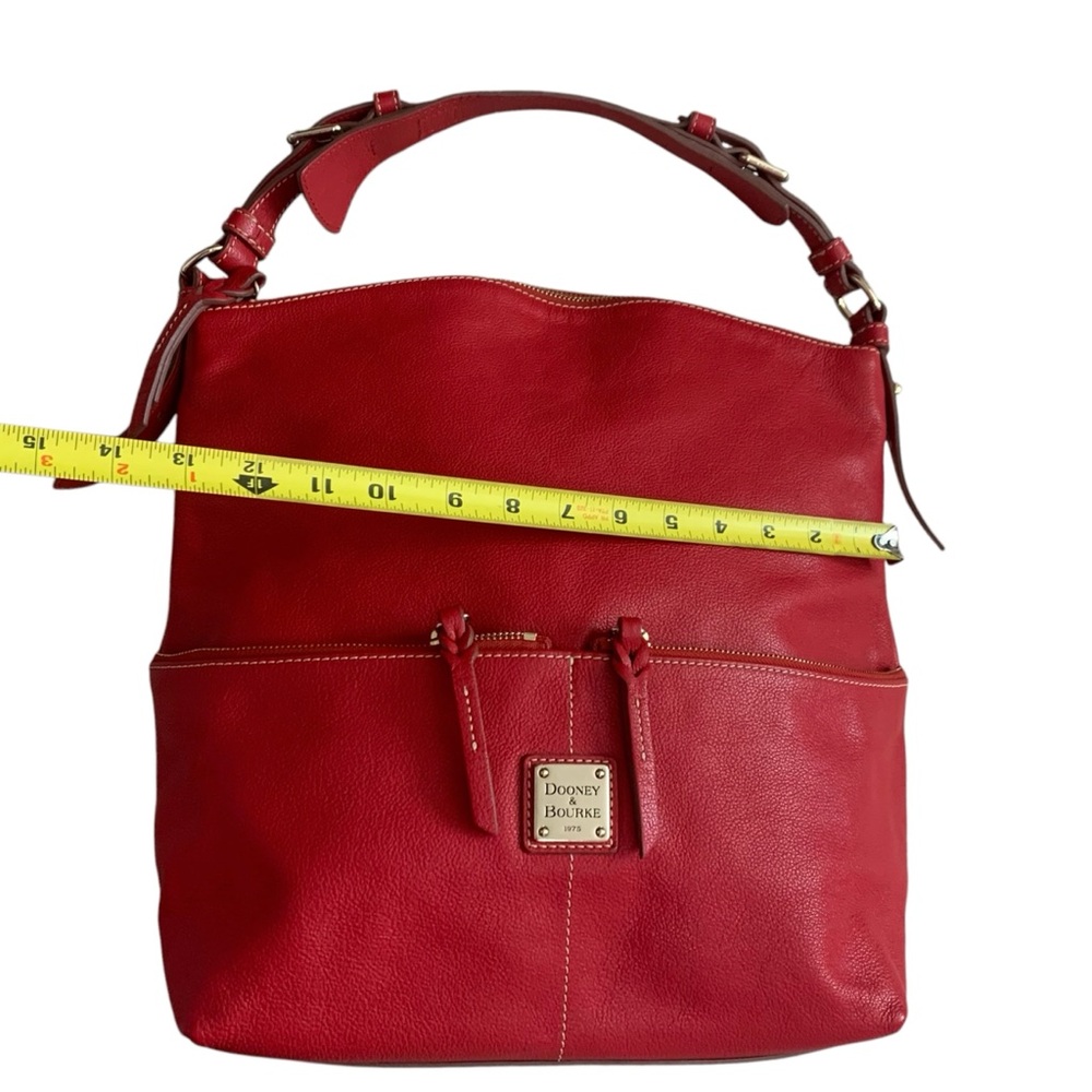 Dooney & Bourke Leather Pebbled Hobo Bag - Picture 13 of 16